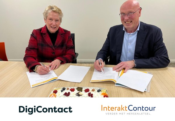 Ondertekening DigiContact en InteraktContour